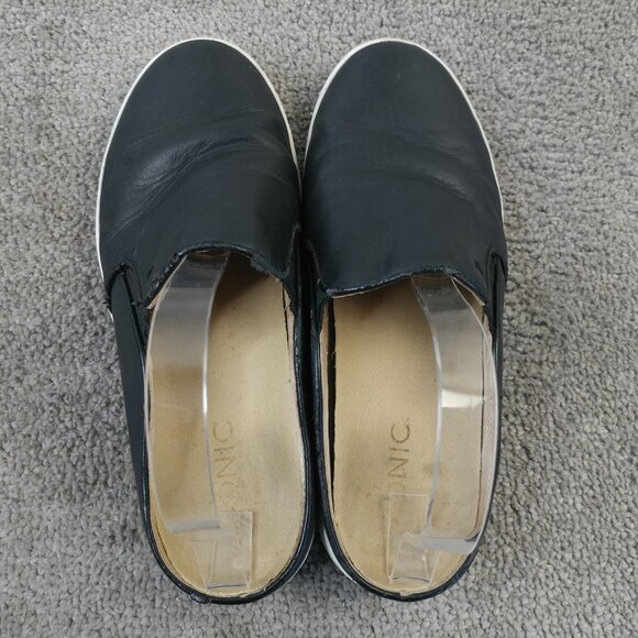 Vionic Dakota Black Leather Slip-On Sneaker Mule Womens Size 6.5 Orthotic - Picture 7 of 11